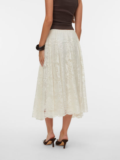 Madeline |  High Waisted Long Skirt