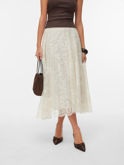 Madeline |  High Waisted Long Skirt